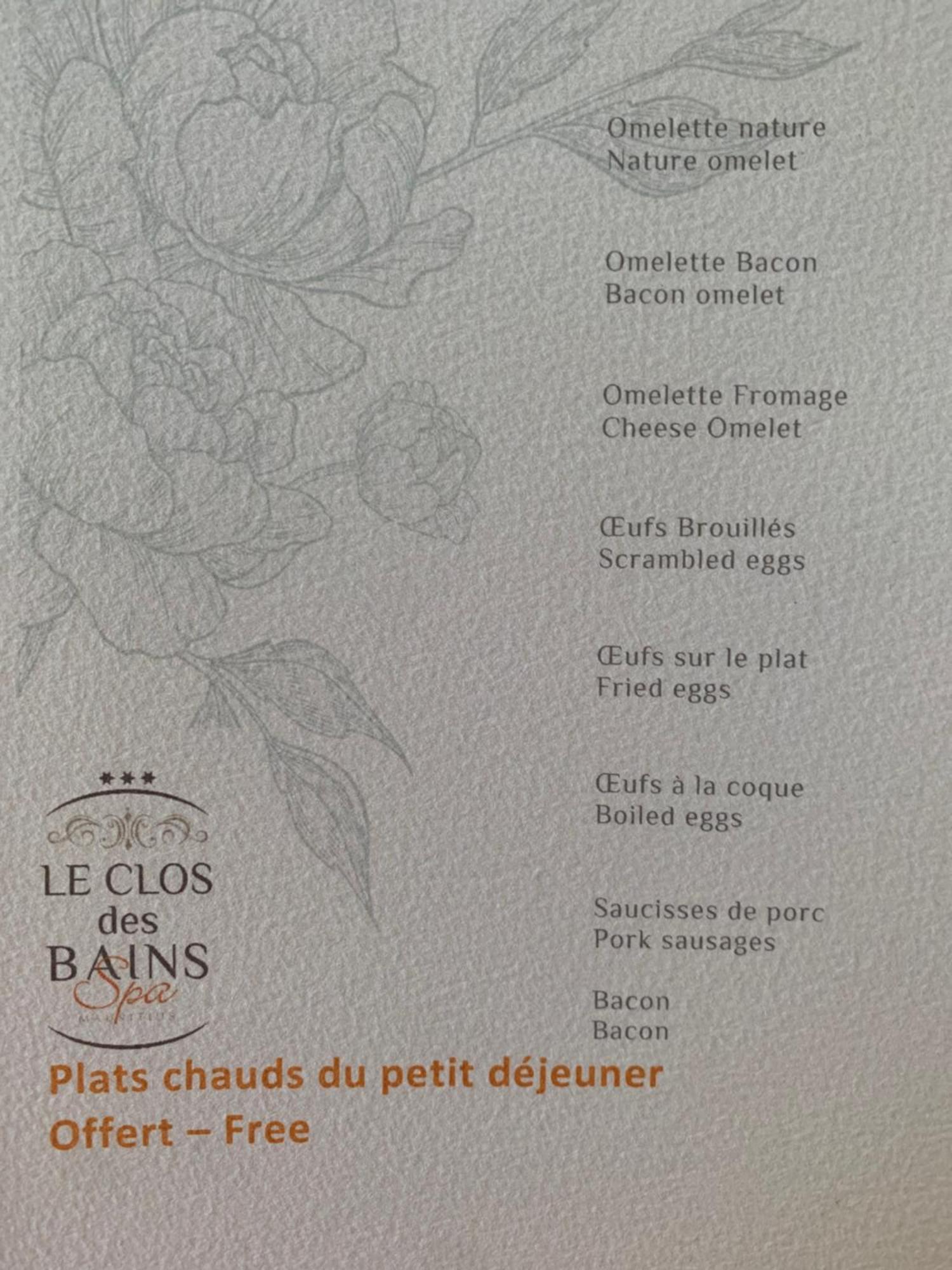 Le Clos Des Bains Mauritius Blue Bay Buitenkant foto